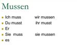 Как выразить долженствование в немецком. Спряжение глагола m